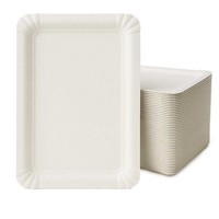 Pappteller 13X20Cm 250 St. Rechteckig – 250 St. | Einweggeschirr FüR Events