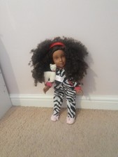 Girls Designer Doll  With Outfit , Shoes , Accessories