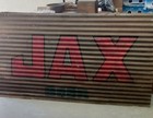 Large Hand Painted Folk Art Jax Beer Metal sign 26" x 48" By John Ernst — photo 2