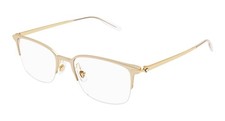 NEW MONTBLANC MB0234OK 001 GOLD 52MM AUTHENTI...