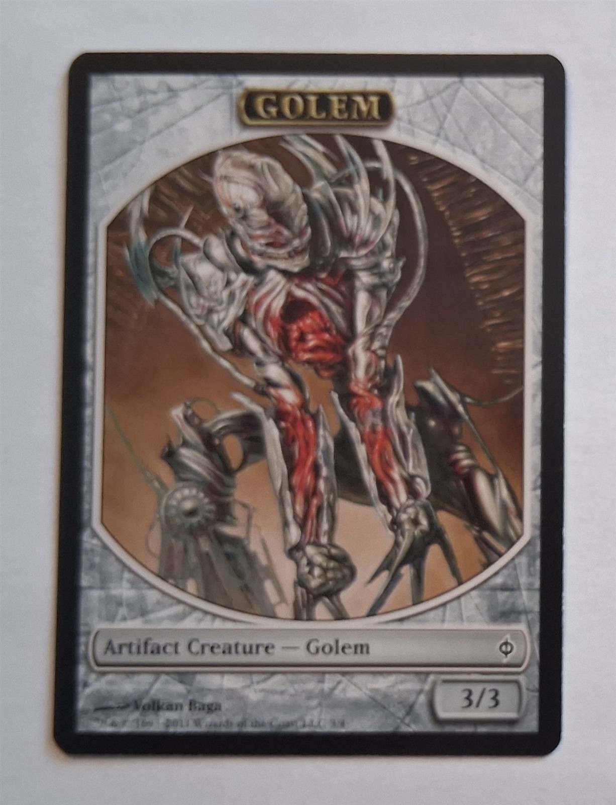 Magic MTG - Golem Token - New Phyrexia - LP