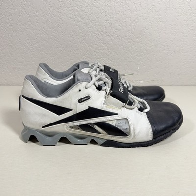 Reebok CrossFit Lifter U-FORM Weightlifting Shoes Men's US 10 Black White J85207