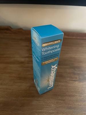 Lumineux Teeth Whitening Toothpaste Natural & Enamel Safe Fluoride Free, 3.75 oz
