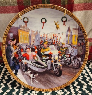 Harley Davidson 2003 Holiday 8.5'' Collector Plate Parade Fifth Limited Edition