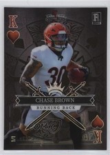 2023 5 Card Draw Stacked Deck Black Rainbow Foil 1/1 Chase Brown Rookie RC v7j. rookie card picture
