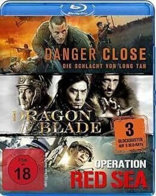 Danger Close/Dragon Blade/Operation Red Sea | 3BlueRay | FSK 18 | NEU+OVP
