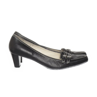 Geox, High Heels, Größe: 14, Schwarz, Leder, Damen #Djs