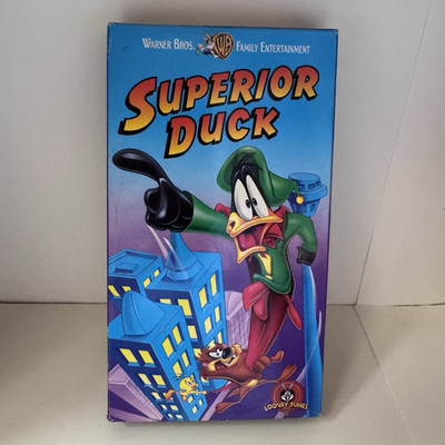 Superior Duck VHS NTSC Full Screen NR 1996 Chuck Jones Daffy Duck Uncut