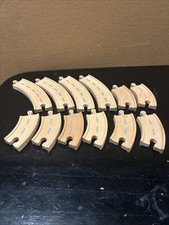 Thomas And Friends Wooden Road Curves, Lot Of 12.