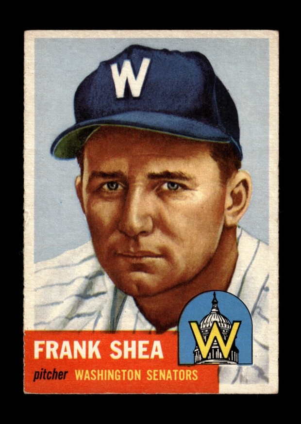 1953 Topps Set-Break #164 Frank Shea VG-VGEX *GMCARDS*