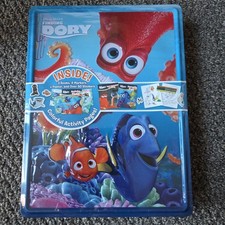 Disney Finding Dory Activity Tin Coloring Markers Stickers Poster Kid's 
