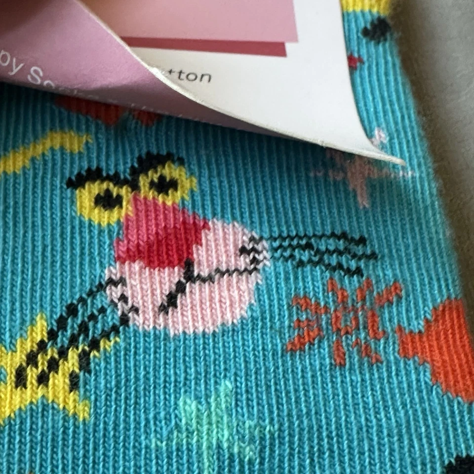 Children’s Socks Unisex Happy Socks Organic Cotton Pink Panther Size 4-6 Years - Image 2 of 4