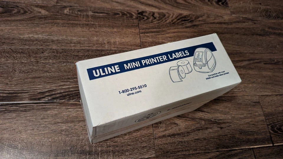 ⭐️ Uline S-8504 16 Rolls of 350 1 1/8 X 3 1/2 Direct Thermal Labels NEW IN BOX - Image 3 of 4