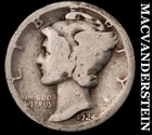 1924-D Silver Mercury Dime - Scarce  Better Date  No Reserve  #K3042