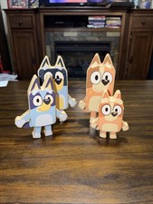 Bluey Wooden Playset 4 Piece Bliey Bingo Bandit Chilli