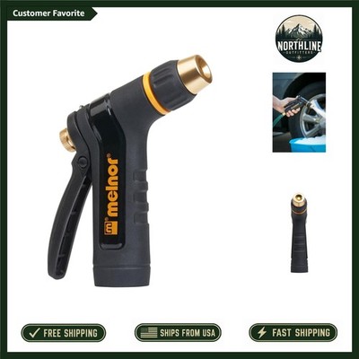 Versatile Metal Hose Nozzle with Rear Trigger for Efficient Outdoor Watering