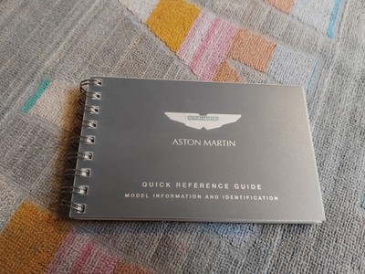 Aston Martin Kurzanleitung Modellinfo & Identifikation sehr guter Zustand DB4-Vanquish