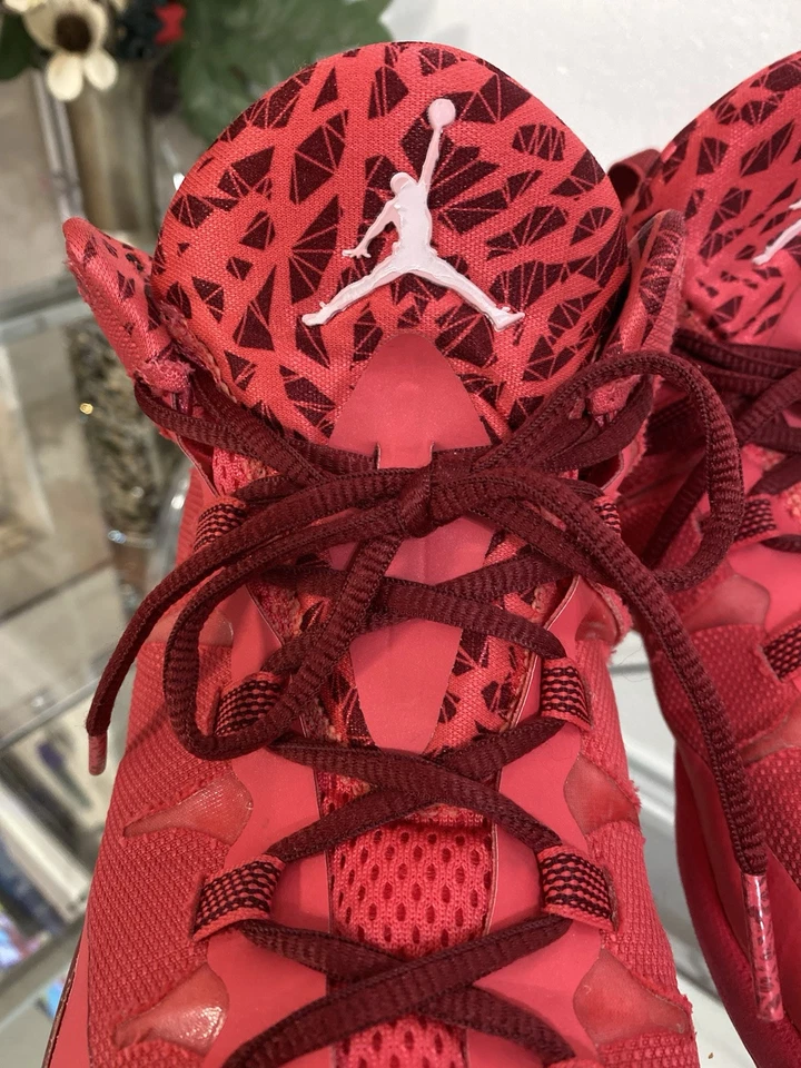 Jordan Super Fly 2 Fusion Red Team Rojo Blanco Camuflaje Zapatos de Baloncesto Raros Talla 9.5 Foto 2 de 4