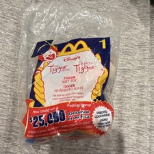 Disney Tigger Soft Toy McDonald's 2000 Fast Food Premium Winnie the Pooh