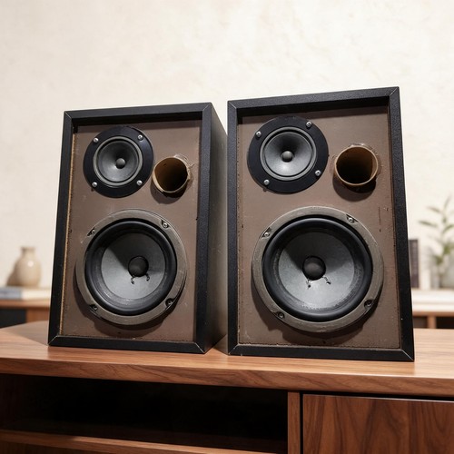 Bose Interaudio IA 1000 Rare Vintage Bookshelf Speakers Tested Working Warranty
