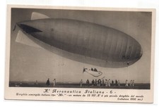 Dirigibile italiano "Mr" cartolina fotografica