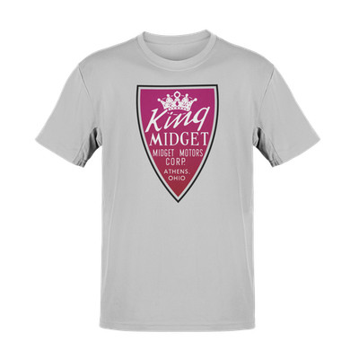 King Midget Motors Corp Athens Ohio Crown Logo Microcar T-shirt