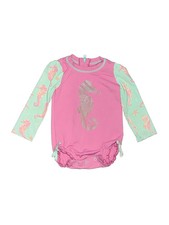 Hatley Girls Pink Rash Guard 6-9 Months