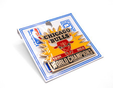 1991 Chicago Bulls NBA World Champions Enamel Pin (Peter David Inc)