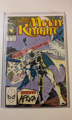 Marvel Comics Marc Spector: Moon Knight #3 signiert von Oscar Isaac Netflix