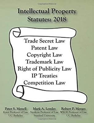 Intellectual Property Statutes 2018 Paperback
