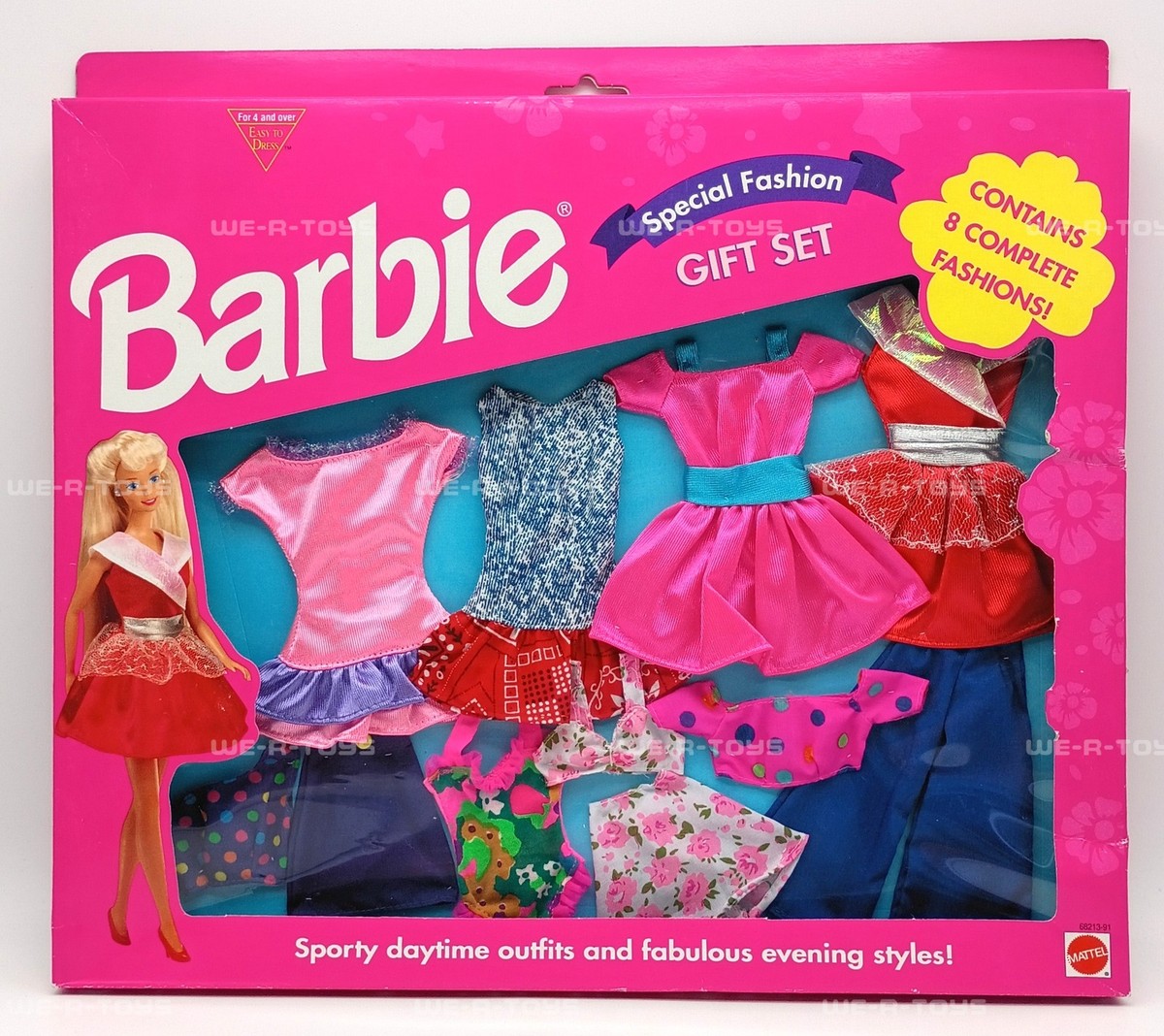 Barbie Special Fashion Gift Set 8 Complete Fashions Sporty