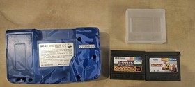 Blue Camouflage Neo Geo Pocket Color w/ 2 Games Sonic Pac Man Clean!!