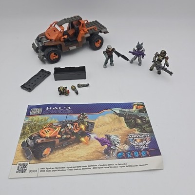 Halo Mega Bloks UNSC Spade vs Skirmisher Set 96981 As Pictured