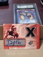 2004 DE'ANGELO HALL UPPER DECK SPX AUTOGRAPHED AUTO ROOKIE RELIC CAD RC /1499