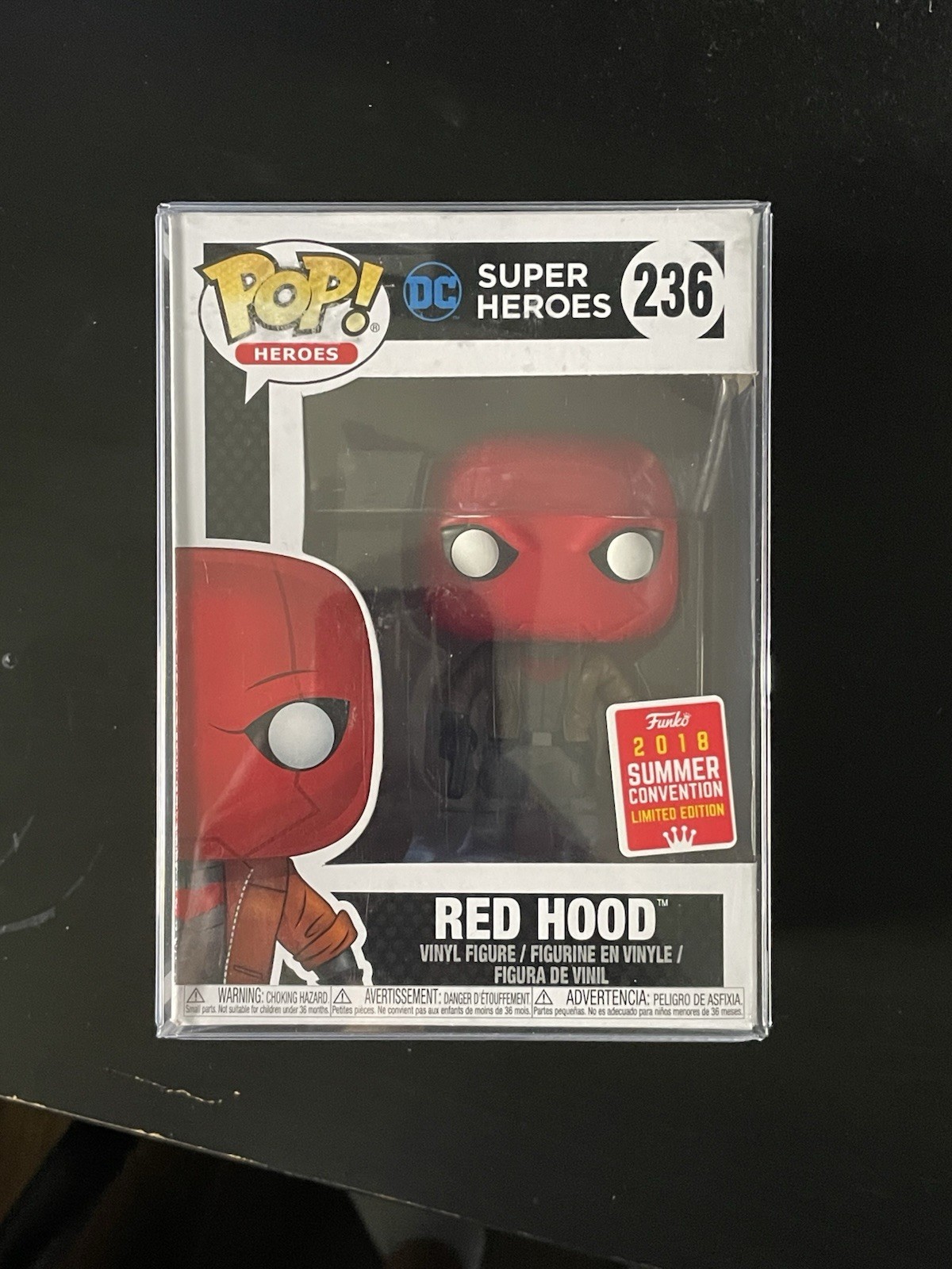 Funko Pop! DC Super Heroes Red Hood #236 2018 Summer Convention Exclusive