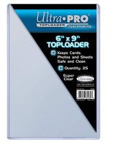 Ultra Pro 6" X 9" Toploader 25ct 6 x 9 inches, Clear
