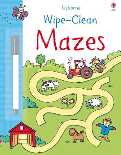 Wipe-Clean Mazes (Usborne Wipe Clean Books). Publishing 9781409524724 New** - Image 4
