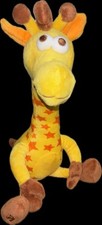 Toys R Us Geoffrey The Giraffe Plush Stuffed Animal 17" Yellow Orange Stars