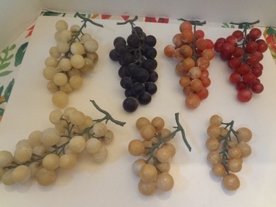 7 CLUSTERS of ALABASTER GRAPES......BUY THEM NOW