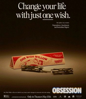 2x One Wish Willow Replika aus dem Film Obsession