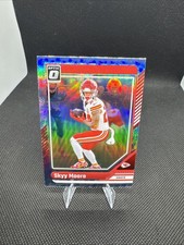 Skyy Moore Holo Rocket Parallel 2024 Panini Donruss Optic Football SSP