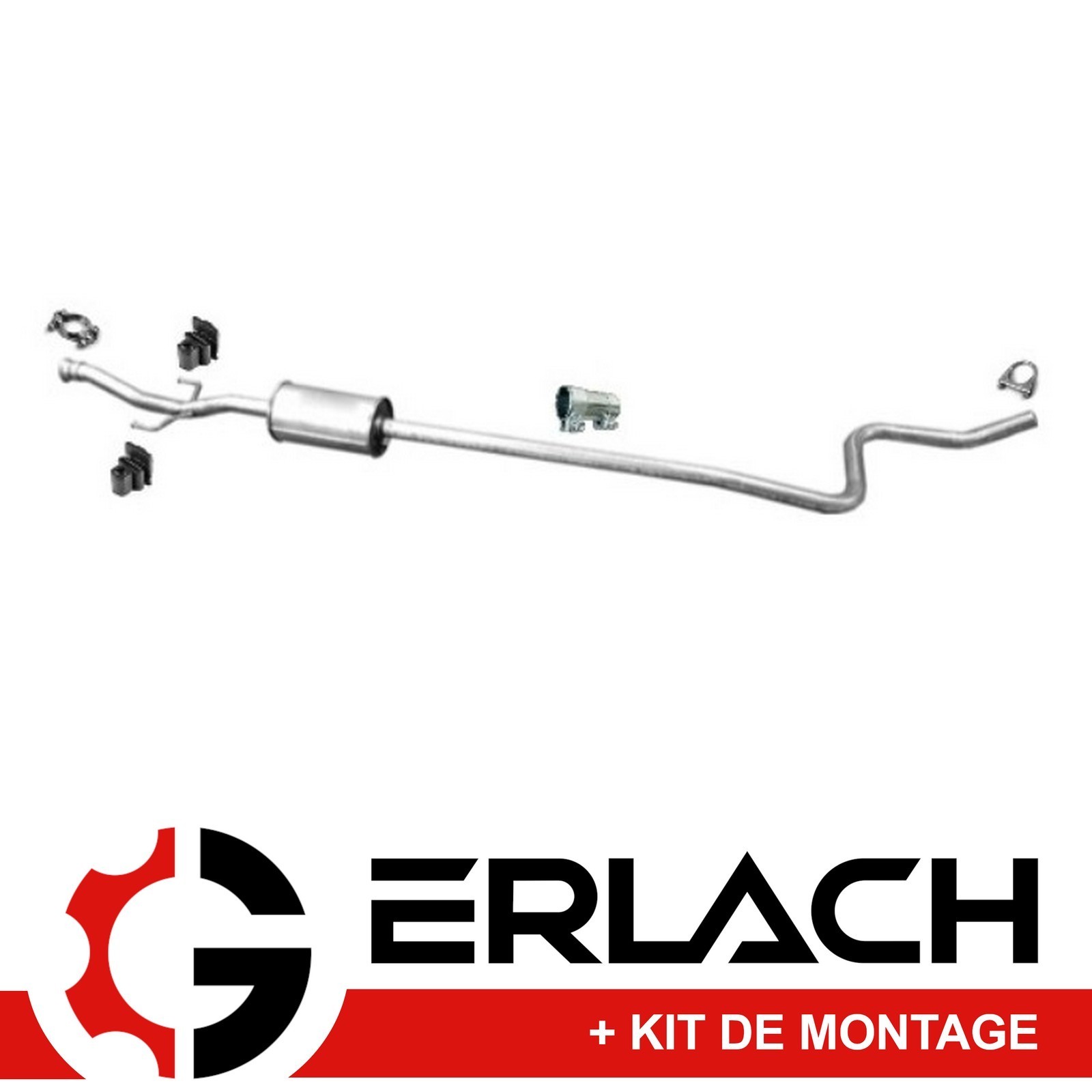 Silencieux intermédiaire 6938 Citroën C-Élysée 1.6 pour stopper le bruit d'échappement