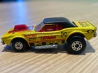 Vtg 1975 Matchbox Superfast Toyman Dodge Challenger Racer Yellow & Black