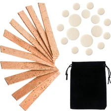SATINIOR 27 Pieces Clarinet Cork Replacement Kit with 10 Pcs Clarinet Cork Re...