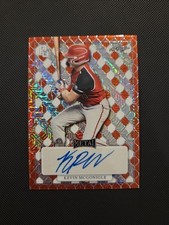 2022 Leaf Metal Perfect Game Kevin McGonigle Orange Mojo Prismatic Auto 1/1 
