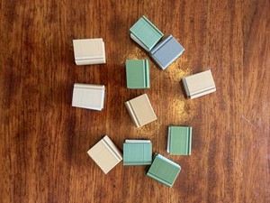 Miniature Book Storage Box Lot Micro SD Card Holder Tiny Case