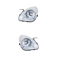Halogen Scheinwerfer Set Links & Rechts Hauptscheinwerfer H4 FüR Nissan Pixo