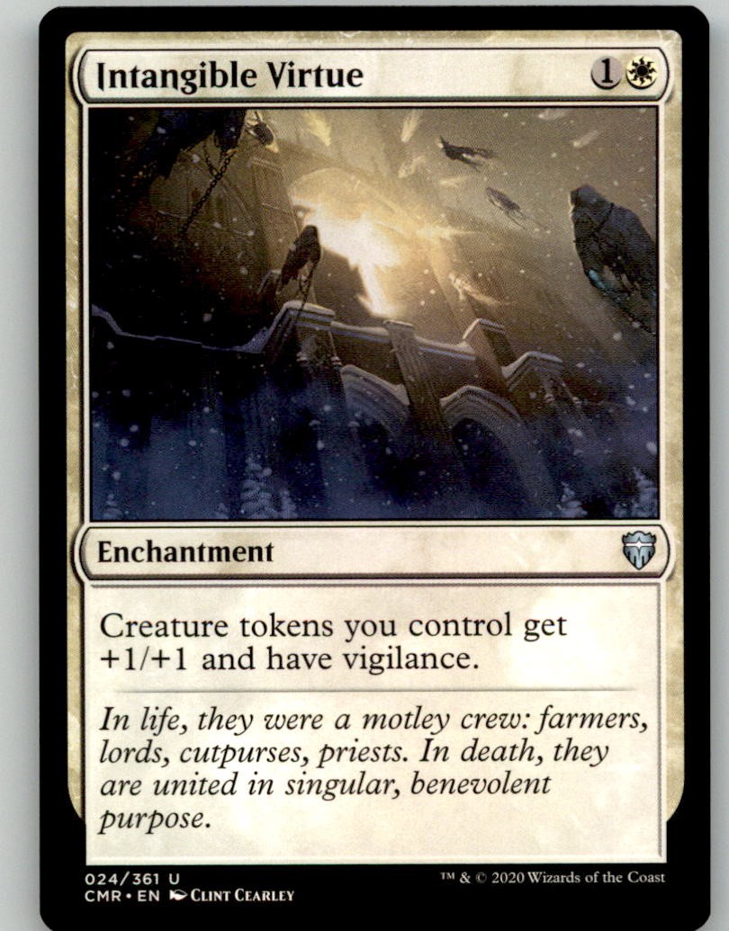 Intangible Virtue 24 Uncommon Commander Legends Magic: The Gathering LP