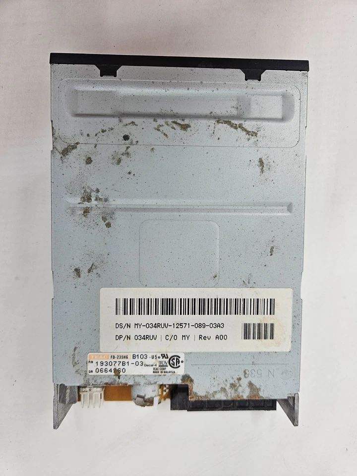 Teac FD-235HG - 3.5" 1.44 MB Internal Floppy Drive - TESTED - Image 3 of 3