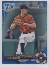 2017 Bowman Draft Chrome Blue Refractor 70th Anniversary /200 Peter Solomon f0v